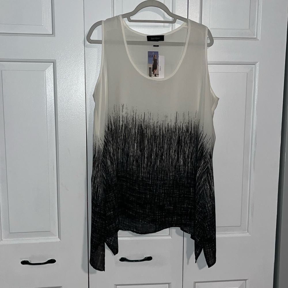 Karen Kane handkerchef tank
